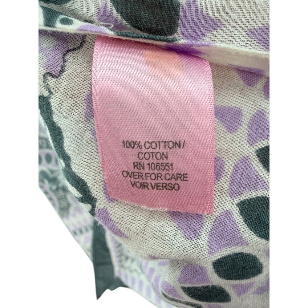 Calypso St Barth Womens Purple Medallion Print Cotton Tunic Top Size S Boho - Picture 4 of 8